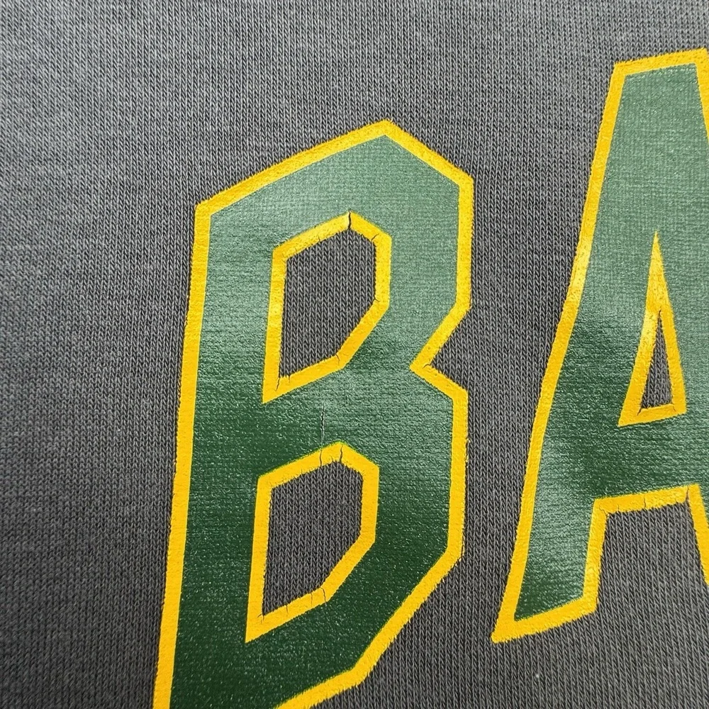 Nike Baylor Bears Sweatshirt Mens Sz XL Gray Nike Club Fleece Crew Pullover NCAA
